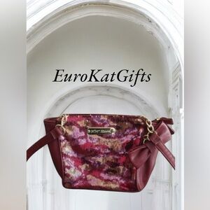 Betsey Johnson Small Sequin Bag size H 7"x W 10" Pre loved see pics final sale